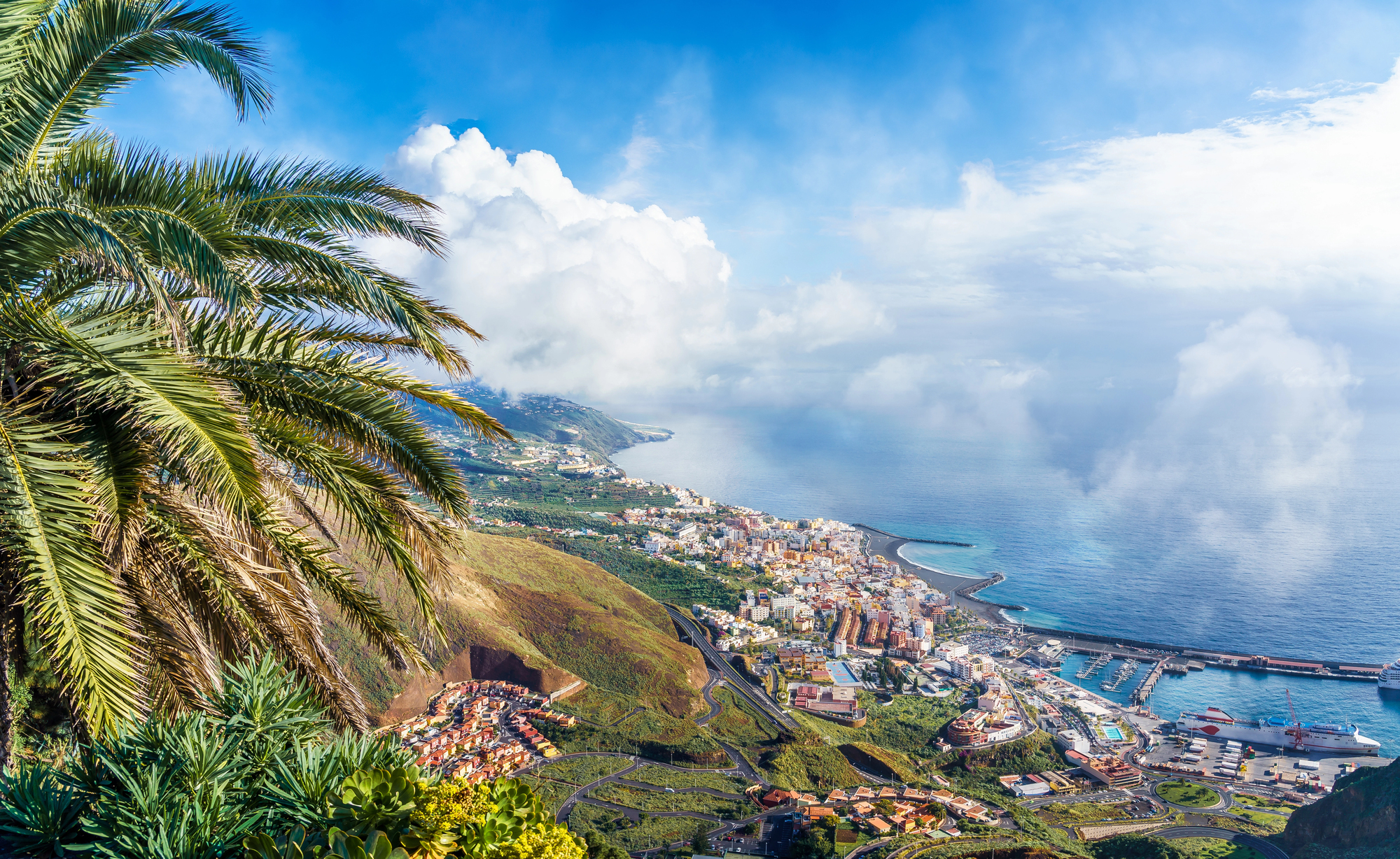 islas canarias, paisaje de montaña